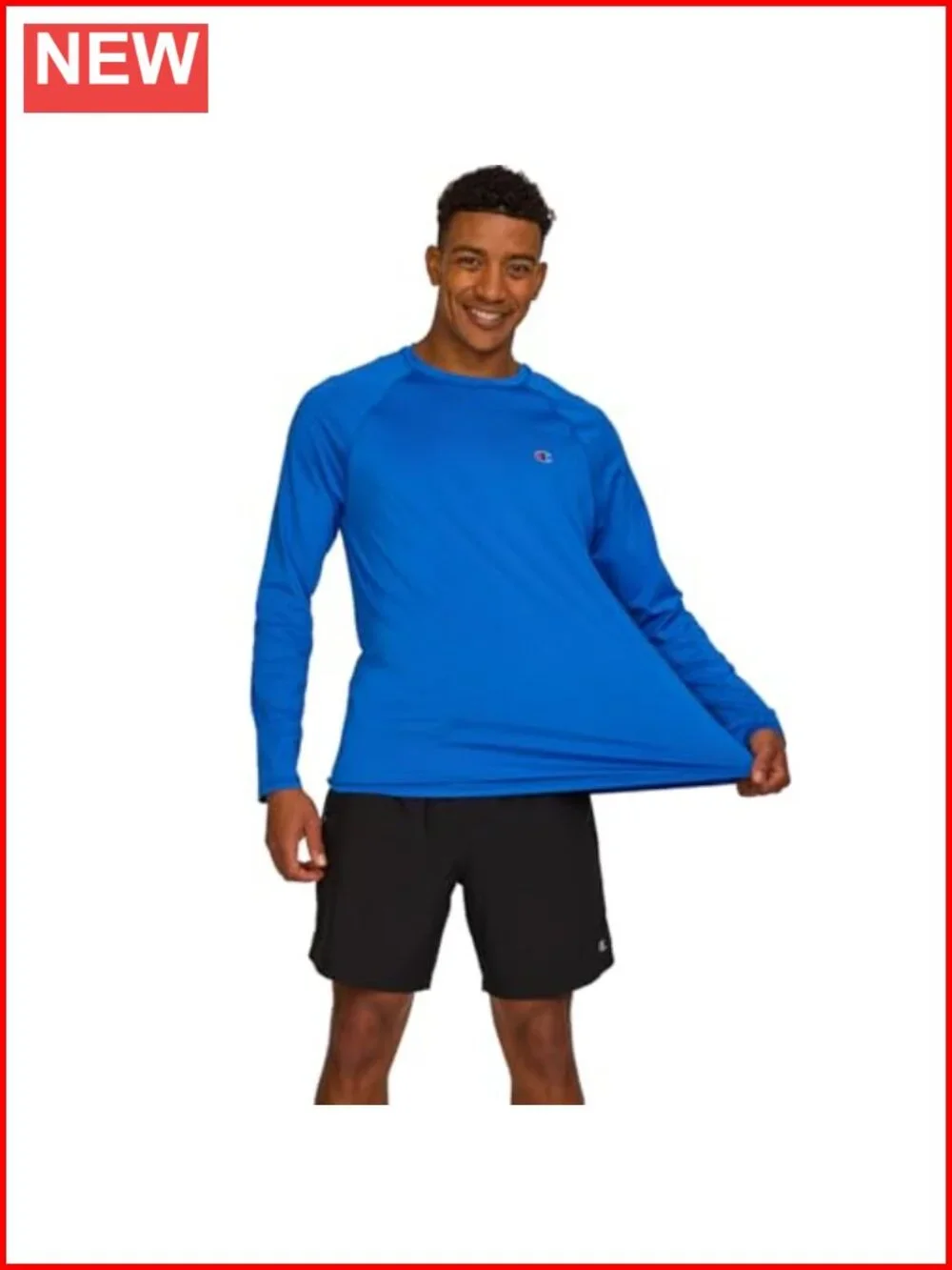 Men's UPF 50+ Long Sleeve Rash Guard Quick Dry Swim Shirt